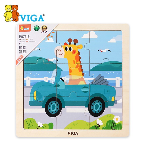 [VIGA] 9피스퍼즐-자동차